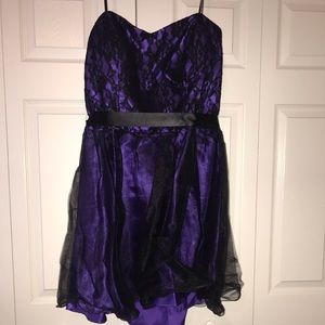 Vibrant Dark Purple Dress